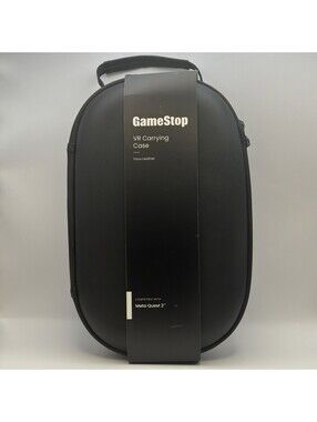 GameStop VR Case Faux Leather for Meta Quest 2 - New w/ Tags NEW!!